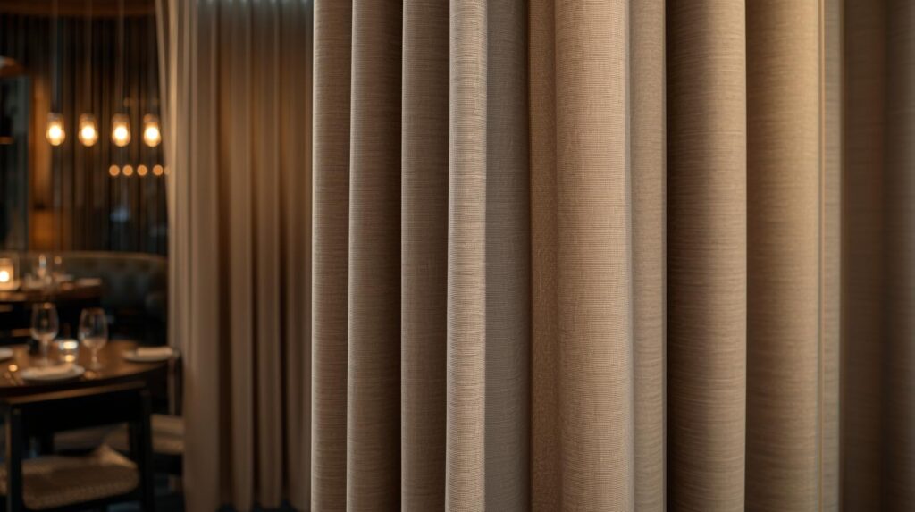 Designer Curtains for Restaurants - My Home The Furnishing Studio - Mira Road